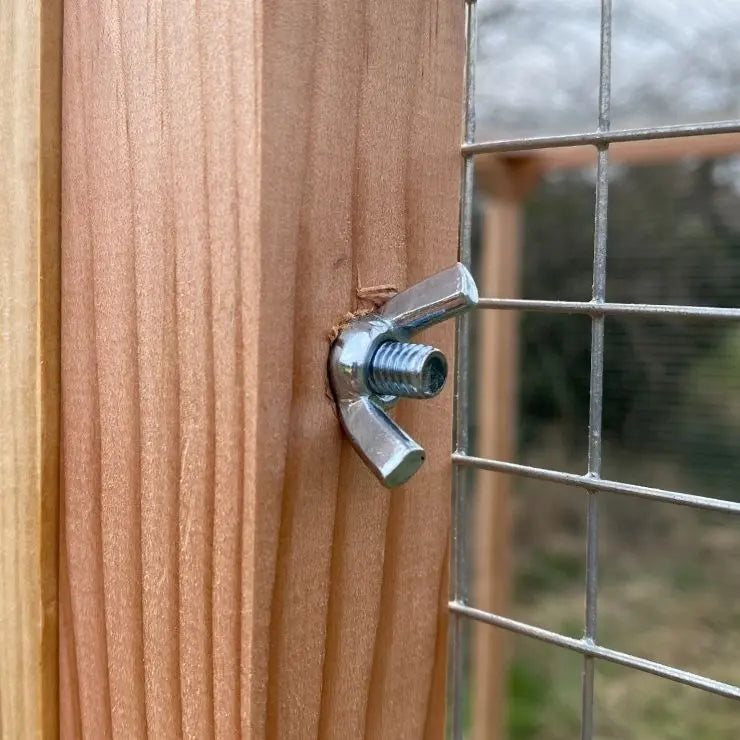 Enclos à poule ultra solide montage sans outils bois solide