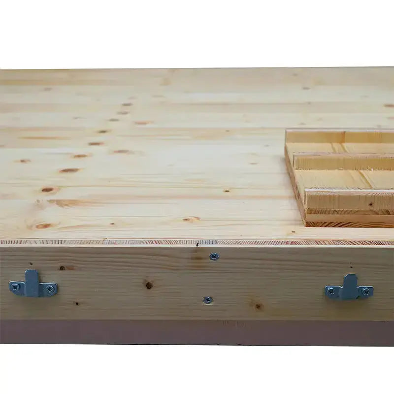 Nichoir à canard en bois avec îlot flottant pour marre étang, plan d'eau.