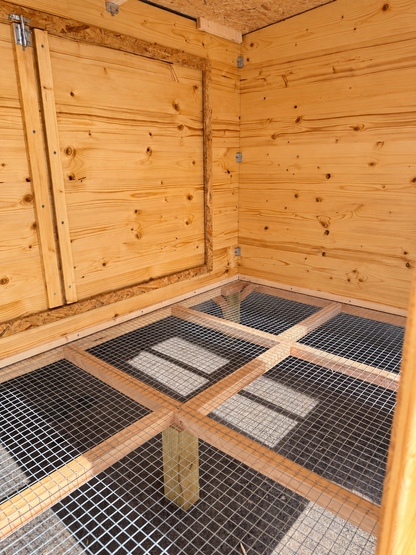 Abri pour oies - Cabane extérieure sur pilotis