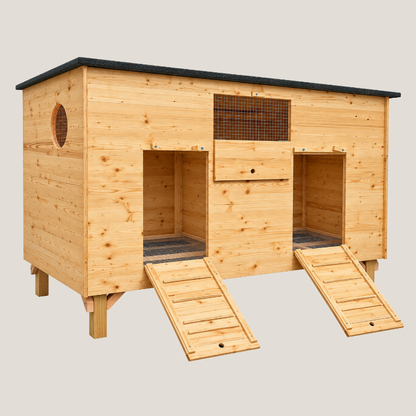 Abri pour oies - Cabane extérieure sur pilotis