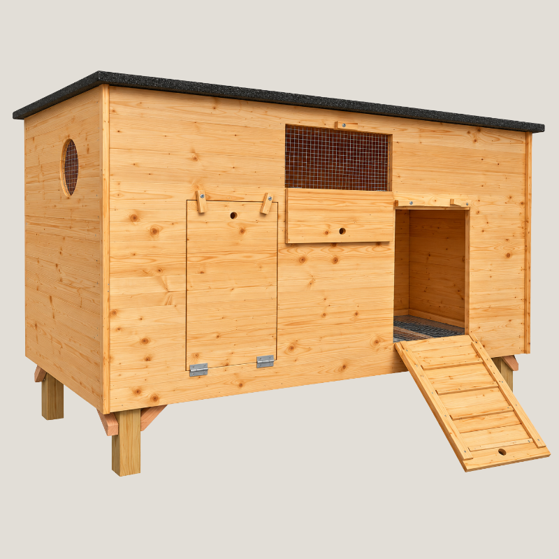 Abri pour oies - Cabane extérieure sur pilotis