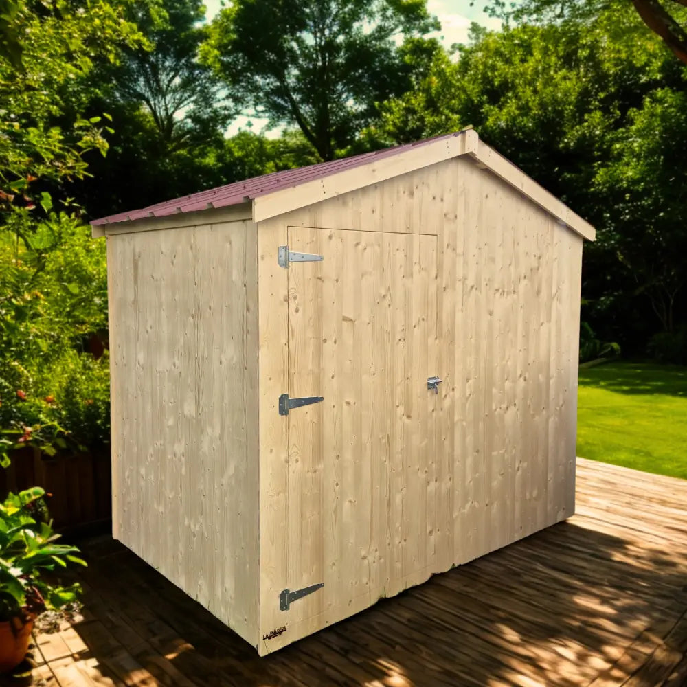 Abri de jardin 4 m² en bois massif La Madera