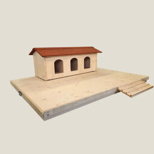 Nichoir à canard flottant - en bois massif Ma boutique