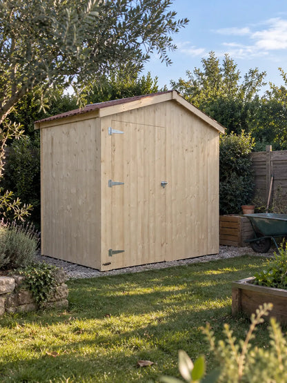 Abri de jardin 4 m² en bois massif