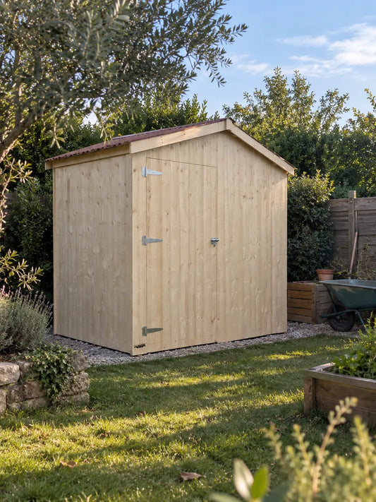 Abri de jardin 4 m² en bois massif