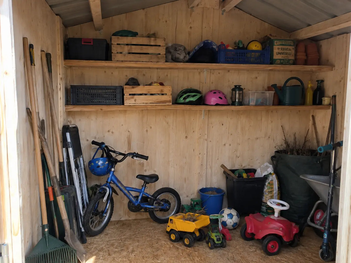 Abri de jardin 4 m² en bois massif