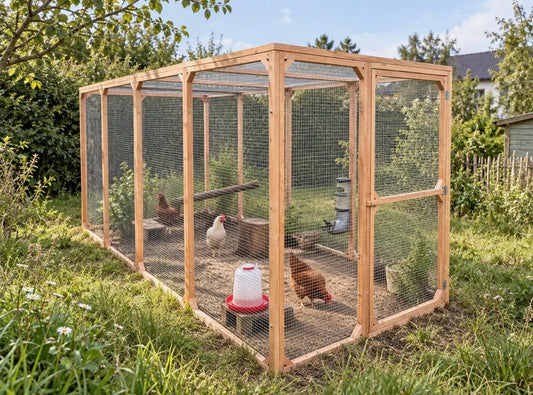 Enclos poule anti-renard 6 faces - Hauteur 180 cm