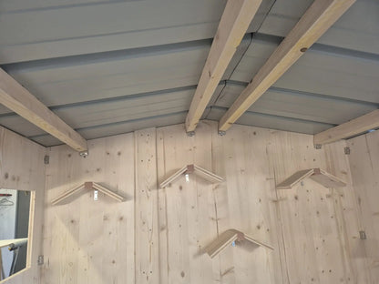 Pigeonnier en bois avec volière – 6 pigeons