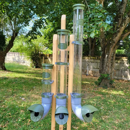 Mangeoire à graine pour poules et canards, fabrication française