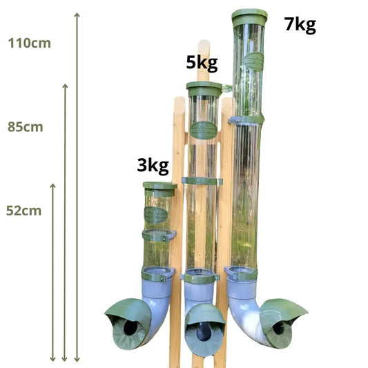 Mangeoire à poule Evena, anti nuisible, plusieurs tailles.